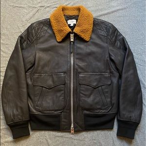 Coach Aviator Leather Jacket